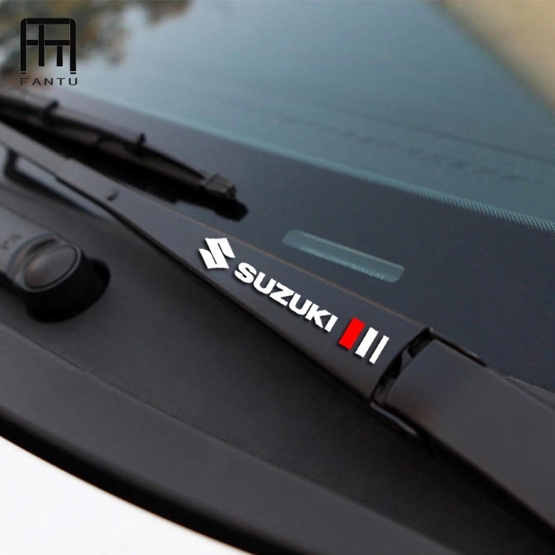 FTU 2PCS Auto Decor Decals Car Window Wiper Stickers For Suzuki Swift ...