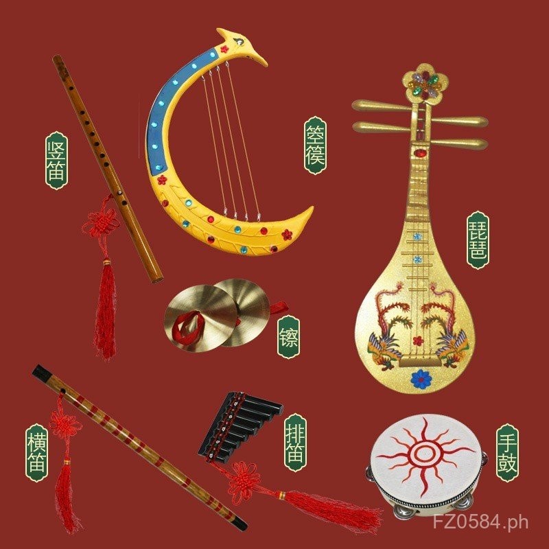 Henan Tang Palace Props Transverse Flute Dance Pipa Konghou Dance ...