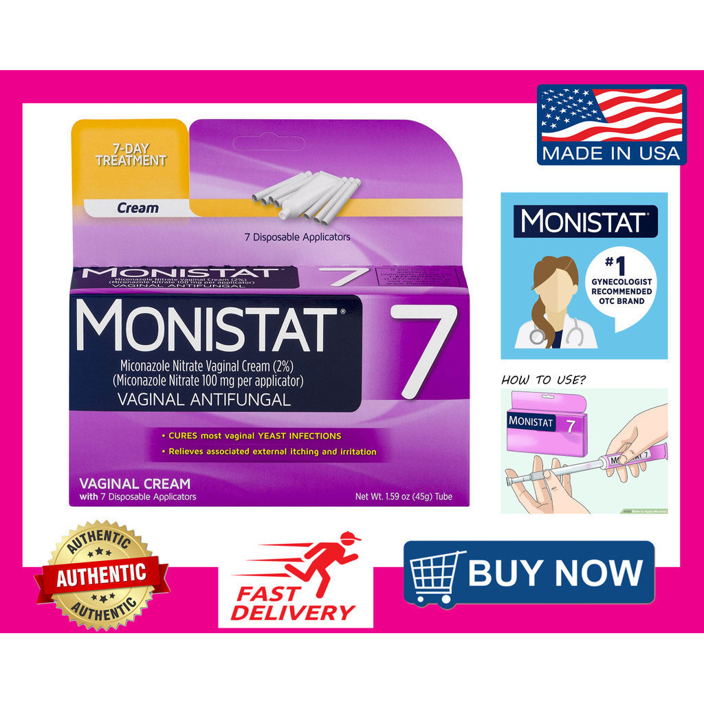 Clearance (10/2024) Monistat 7 Day Treatment for Vaginal Yeast