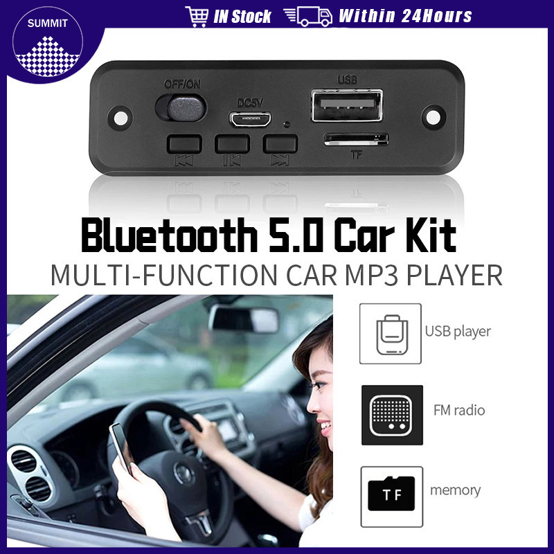 MP3 Player Decoder Board 3.7-5V/1A Audio Module With Mic 2 x 3W ...