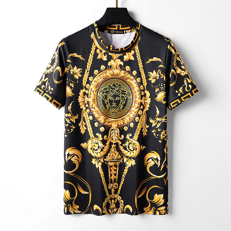 Cardinal Elegant Printed V Logo Pure Color Men's Casual Tee 3D Printed ...