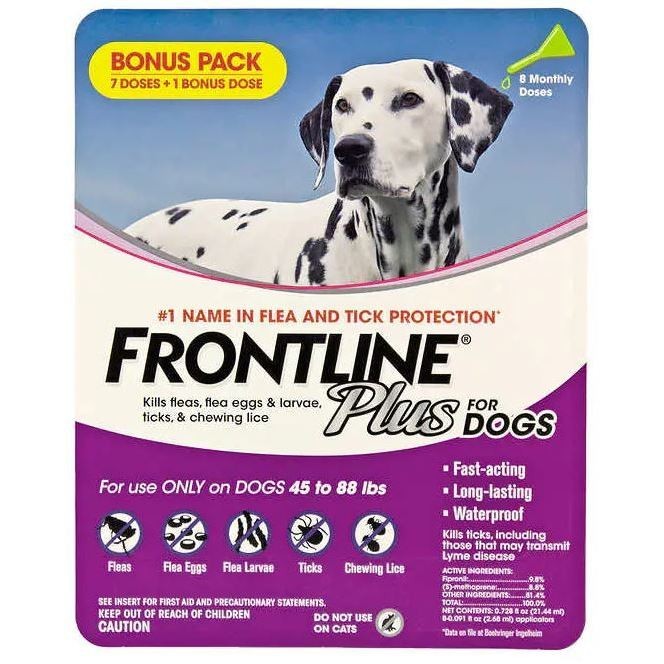 Frontline plus for Dogs kills Flea ticks Shopee Philippines