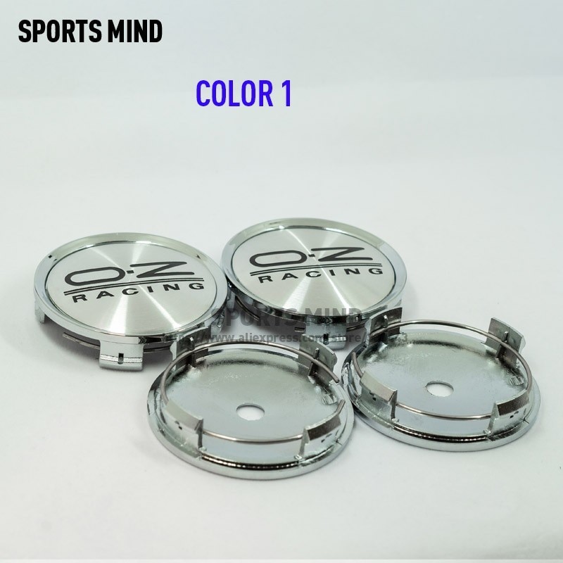 4PCS/lot 75MM Car Wheel Center Hub Caps for OZ RACING WHEEL Emblem Logo ...
