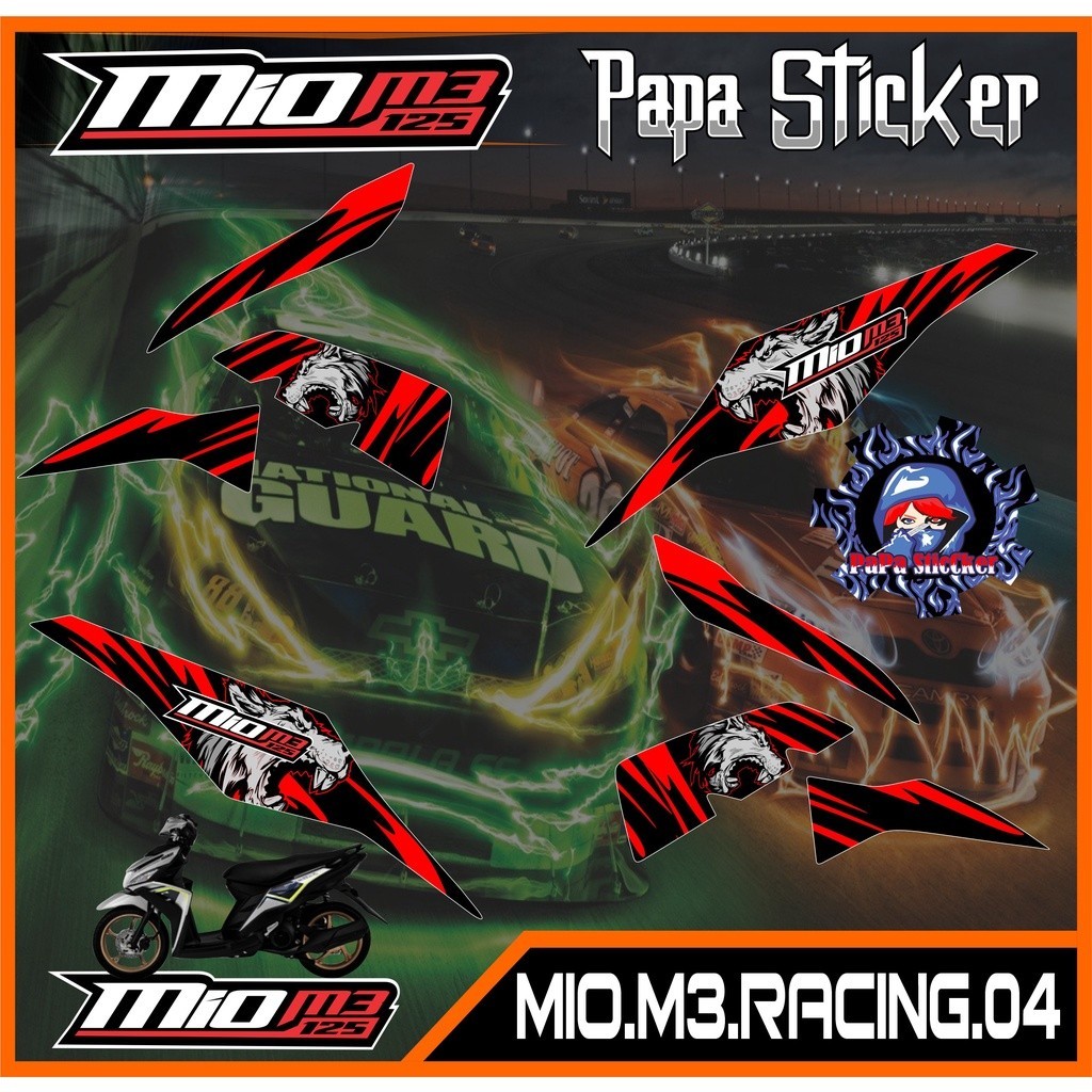 MIO M3 Striping Yamaha MIO M3 Striping Sticker/ Racing Variation Design ...