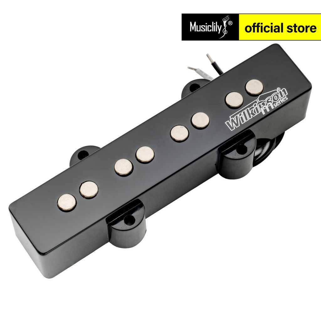 GG+Wilkinson Variable Gauss Ceramic Traditional Jazz Bass Neck Bridge Pickup for JB Style