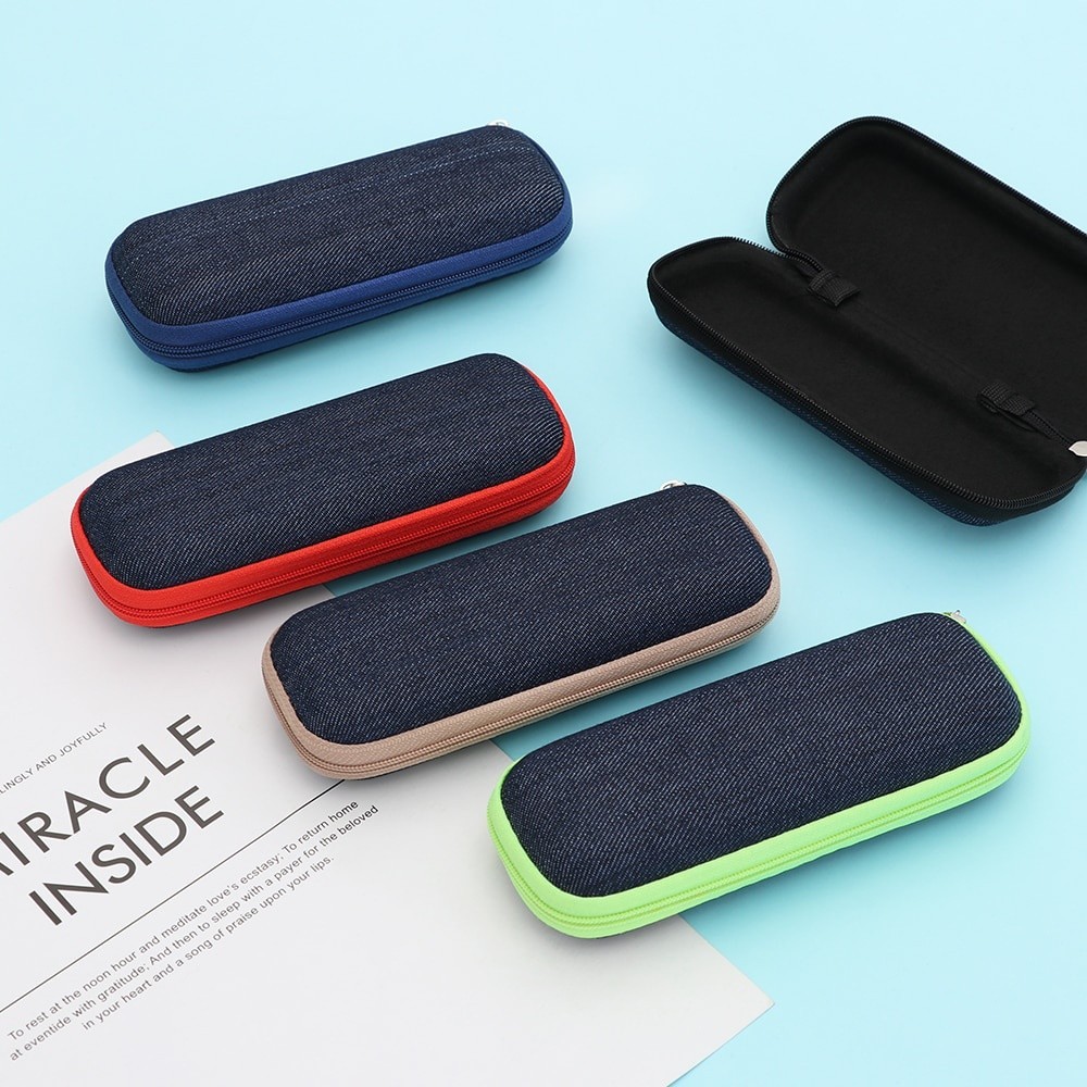 New Zipper Eyeglasses Case Portable Spectacle Sunglasses Box Fashion ...