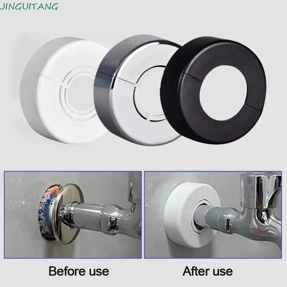 JINGUITANG Bathroom Decorative Cover, Round ABS Heighten Angle Shower ...