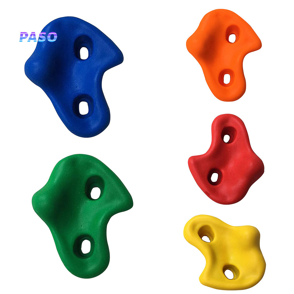 PAS-Kids Rock Wall Climbing Hand Holds Set Indoor Outdoor Playground ...