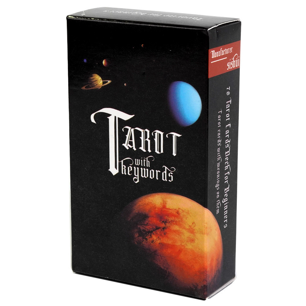 Beginner Tarot Deck with Meanings on Cards