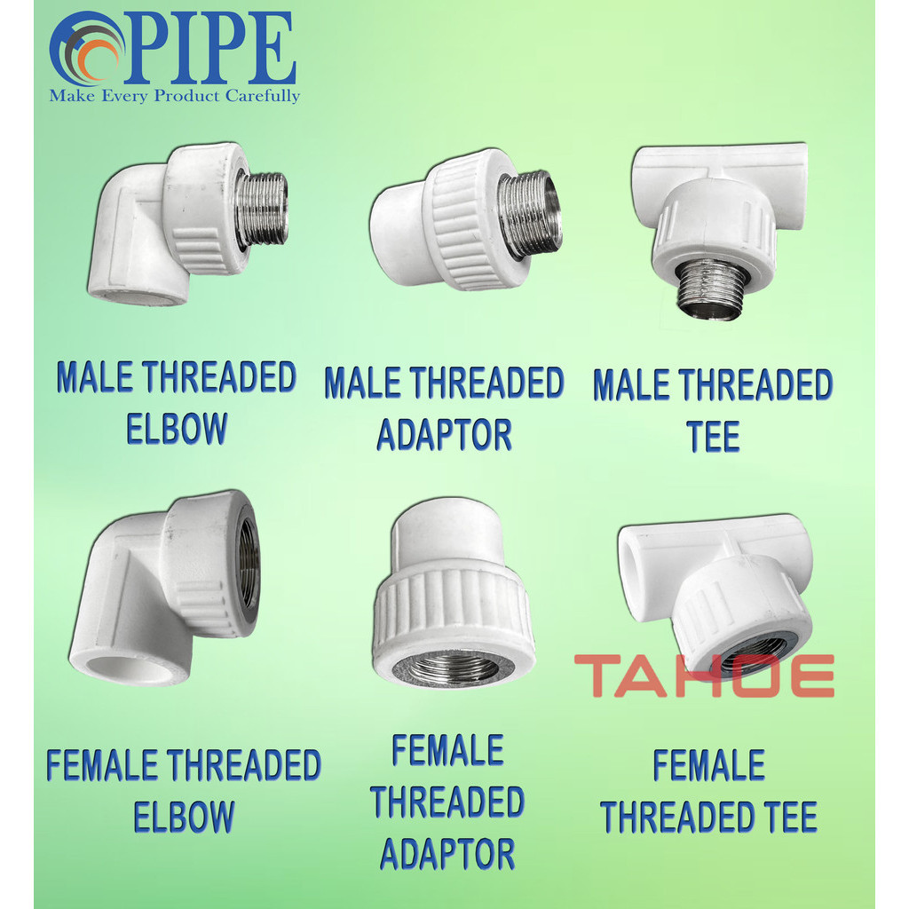 Ecopipe PPR fittings male female threaded elbow male female threaded ...
