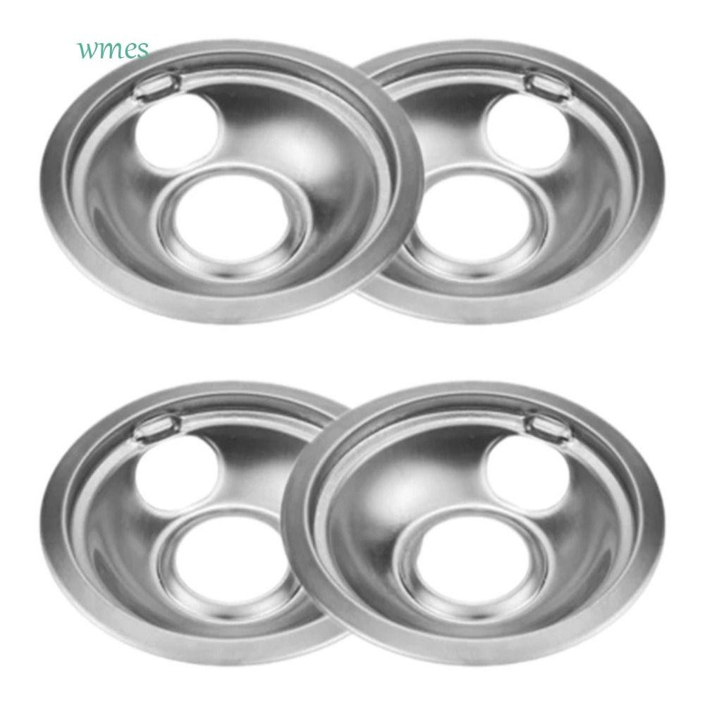 WMES1 4pcs Electric Furnace Drip Pan, Round Thickening Stove Drip Tray ...