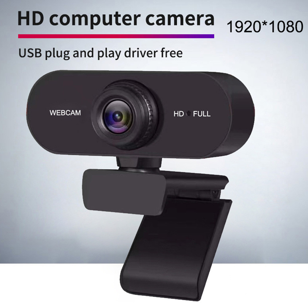 Rain USB HD 1080P/2K Web Camera Plug and Play with Microphone Computer ...