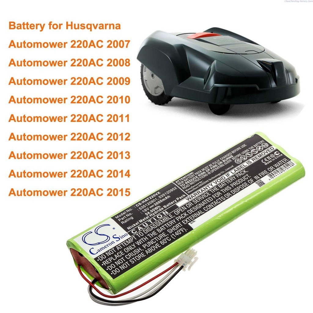RS OrangeYu 3000mAh Battery for Husqvarna Automower 220AC 220AC 2007 2008 2009 2010 2011 2012 201 Shopee Philippines
