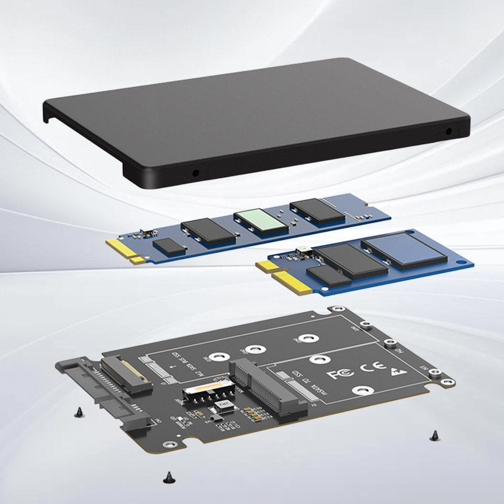 sportfront 6Gbps M.2 NGFF B-key & MSATA SSD To SATA 3.0 External Hard ...
