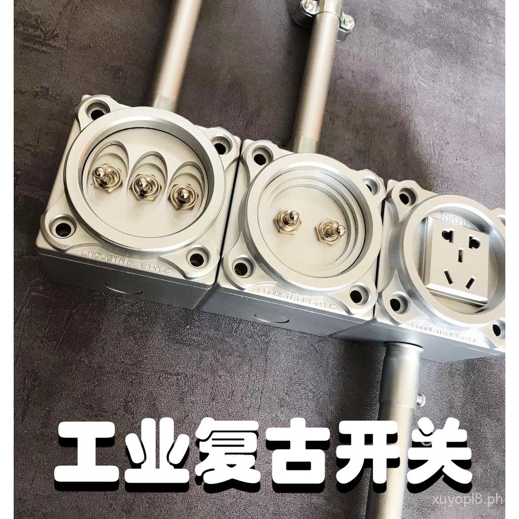 Vintage Surface-Mounted Industrial Style Homestay Switch Socket Cable ...