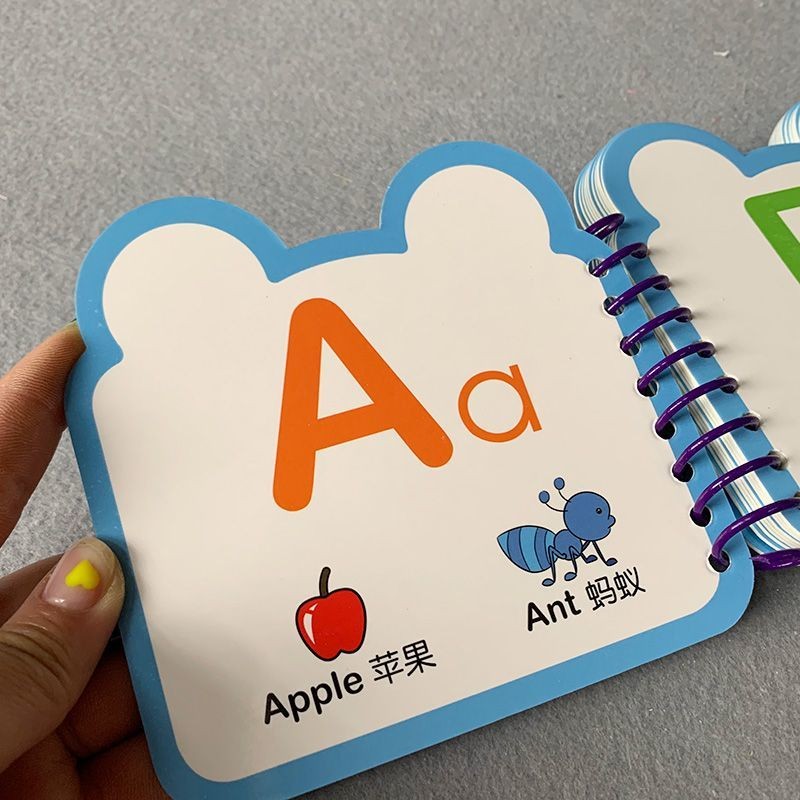 Kindergarten Baby Preschool Learning Card English Card Tear-Off Flip ...