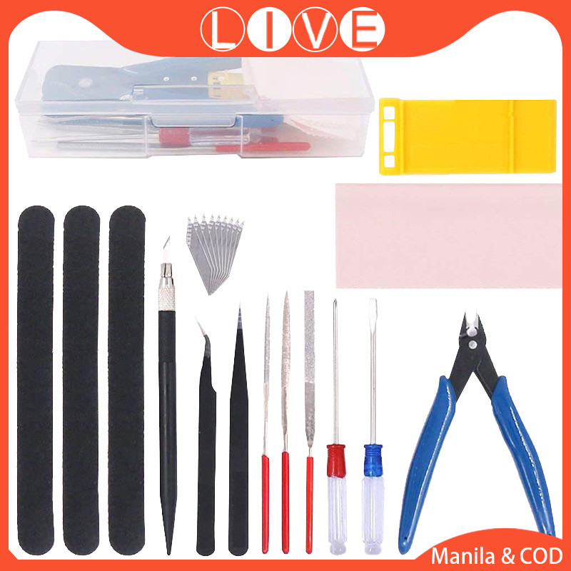 9/15pcs set Gundam Tool Kit Model Tool Novice Basic Starter Kit for ...