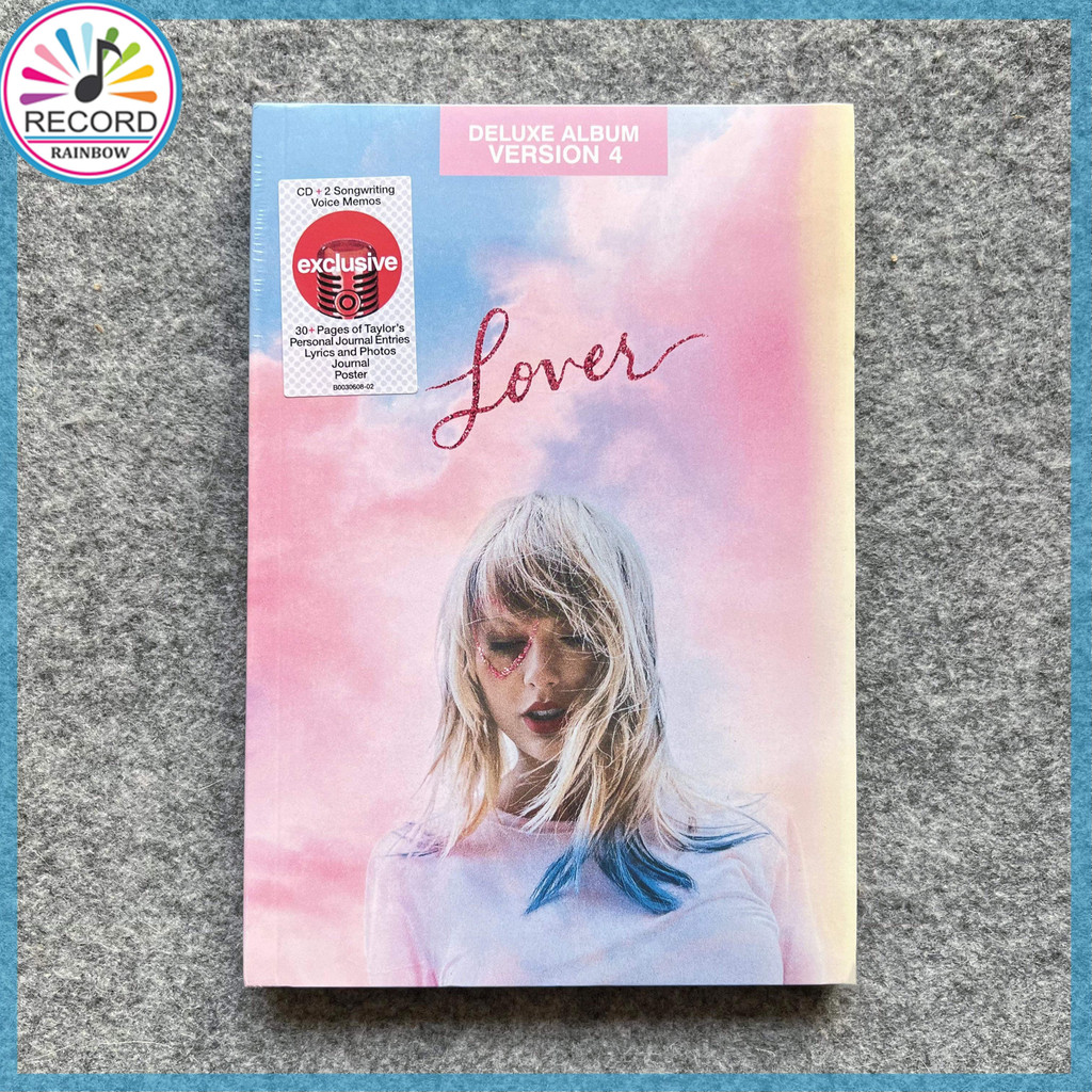 Taylor Swift Lover Deluxe Record Album Version 1-4 Paper Box
