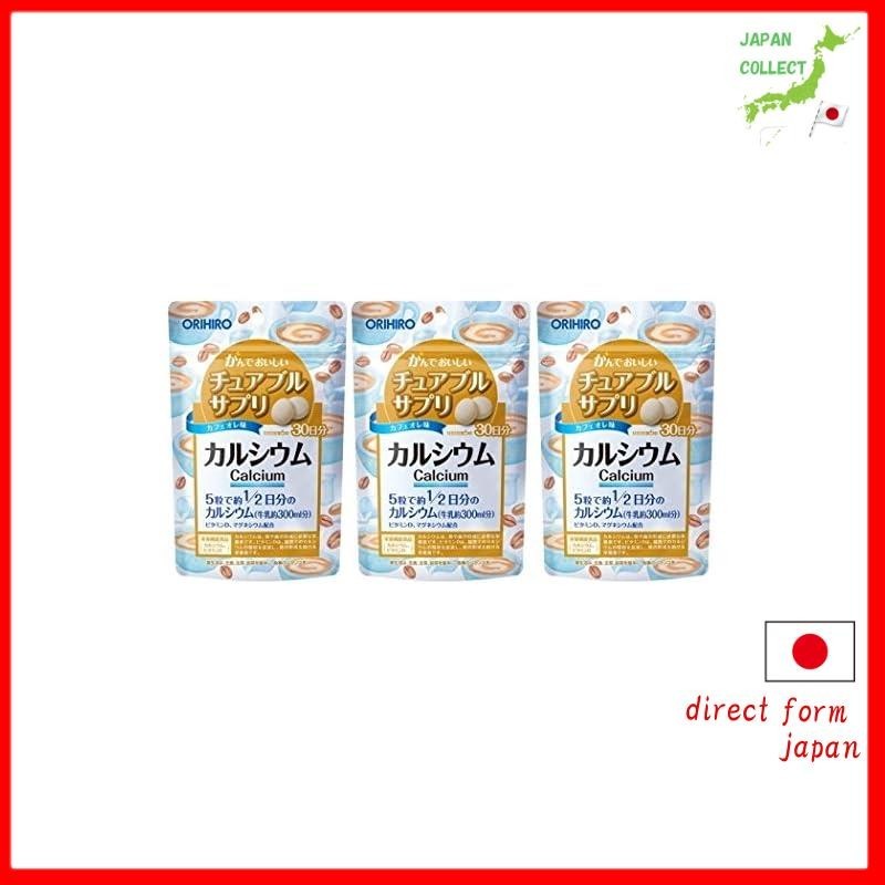 ORIHIRO Crunchable Chewable Supplement Calcium x 3 sets | Shopee ...