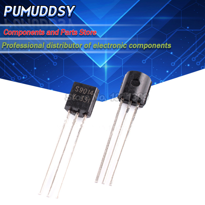 100pcs S9014 In-Line Triode Transistor Tube TO-92 0.15A IC | Shopee ...