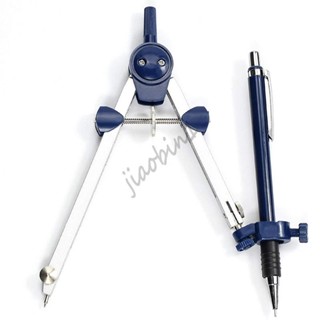 [jiaobin1]9pc Geometry Set Metal Compass Geometry Precision Tool For 