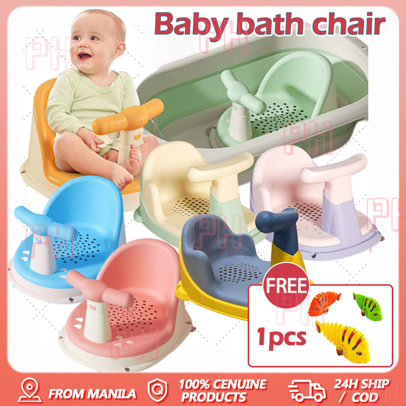 Baby Bath Seat, 6-18 Months Sit-Stand Bath Non-Slip Baby Shower Chair Bathtub Stand Baby Bathtub ...