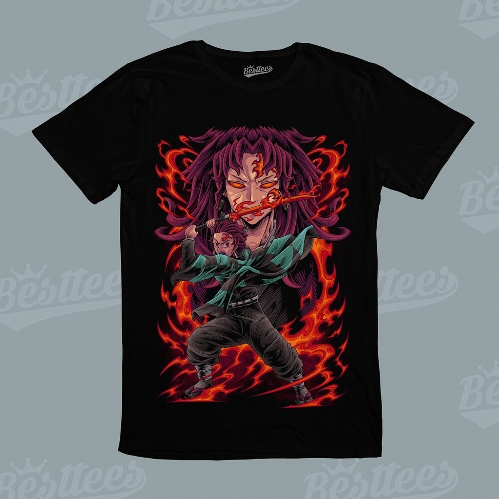 Unisex Japanese Anime Manga Demon Slayer Tanjiro Kokushibo Nezuko T ...