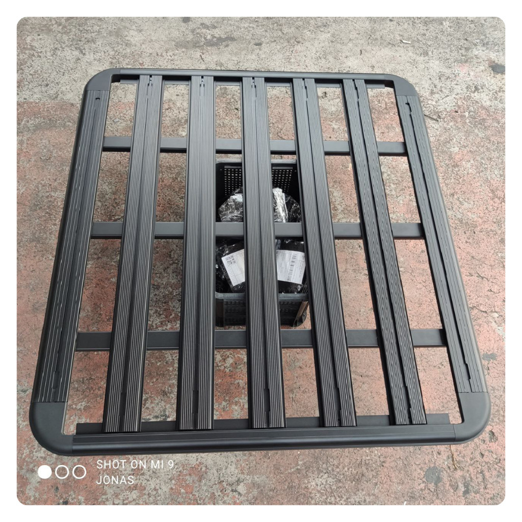 Hard aluminum flat rack universal roofrack 63x44 inches | Shopee ...