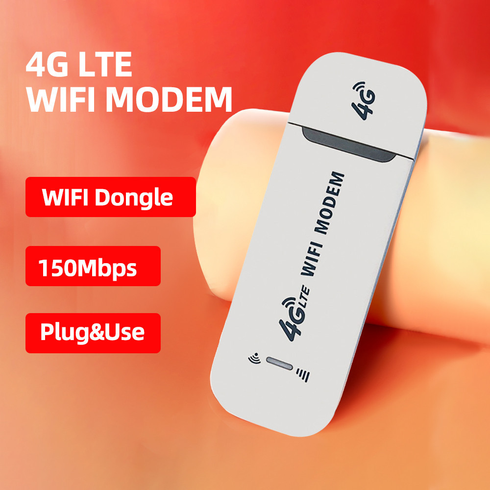 4G LTE USB Modem Dongle 150Mbps Unlocked WiFi Wireless Network Adapter ...