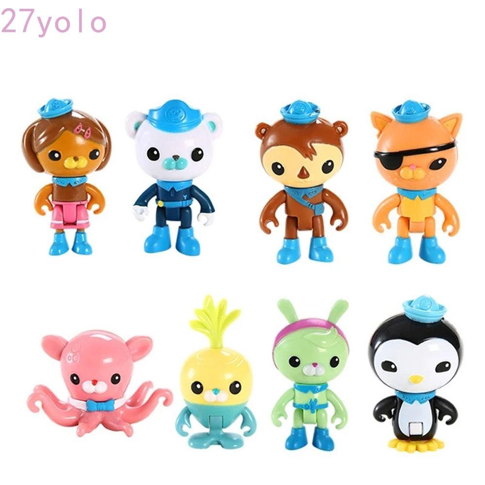 YOLO Action Figure Cartoon 8pcs/lot Figure Toys Peso Shellington Dashi ...