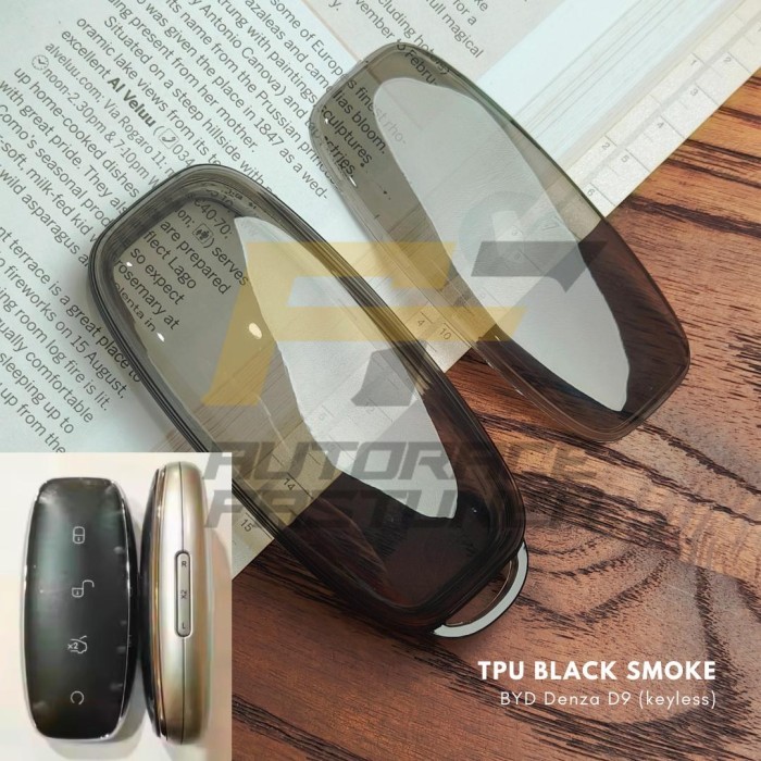 HITAM Byd Denza D9 Keyless TPU Black Transparent Key Case | Shopee ...