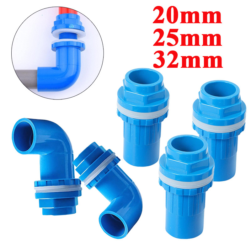 Aquarium Inlet Outlet Connector PVC Connector Thicken Fish Tank ...