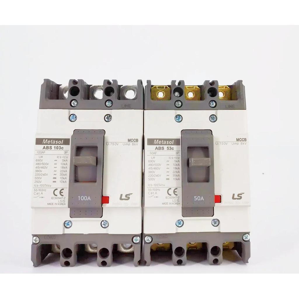 Ls Production Plastic Shell Circuit Breaker ABS33C ABS53C ABS103C ...