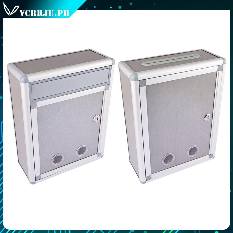 [vcrrju] Wall Mounted Mailbox Drop Box Suggestion Box Secure with Key ...