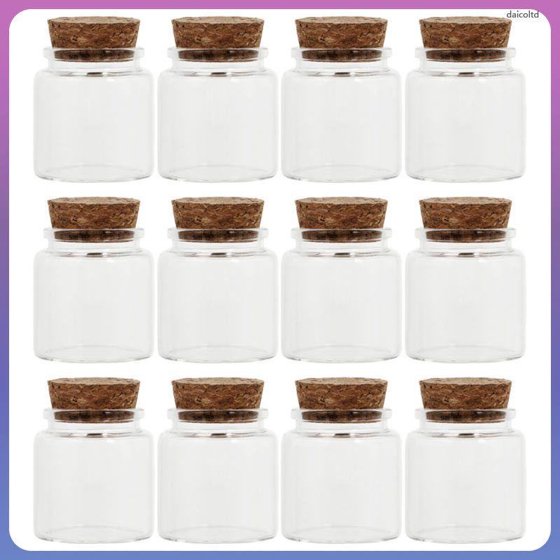 Cork Glass Bottle Sample Bottles Small Wishing Spell Jars Tea Samples ...