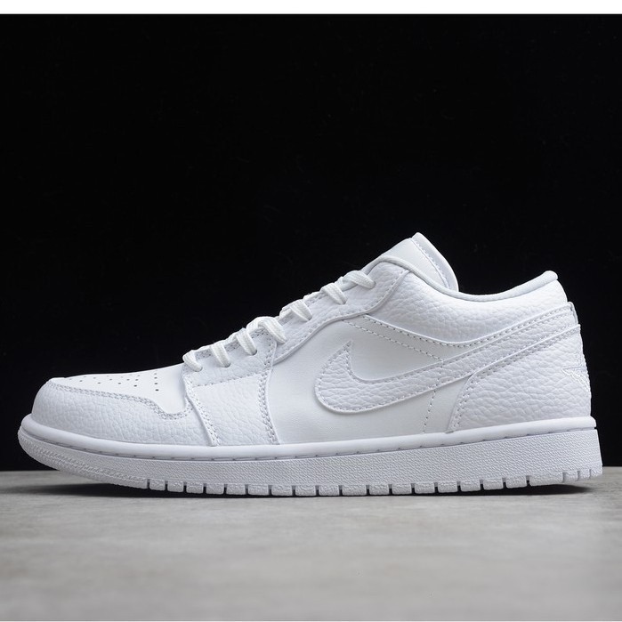 Air Jordan 1 low triple white running shoes mens and women sports shoes aj1 low all white sneakers 553558130 Y8YZ Shopee Philippines