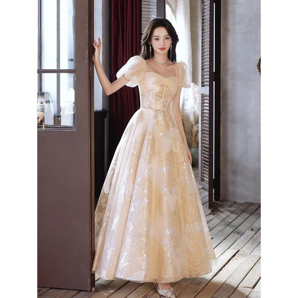 Hawlife Korean Champange Elegant Evening Prom Ball JS Debut Graduation ... image.