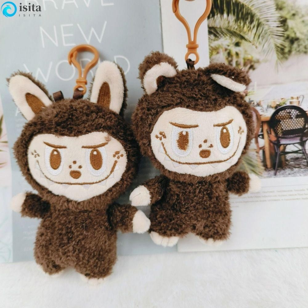 ISITA Labubu Plush Doll, Anti-lost Backpack Charms Labubu Doll Plush ...