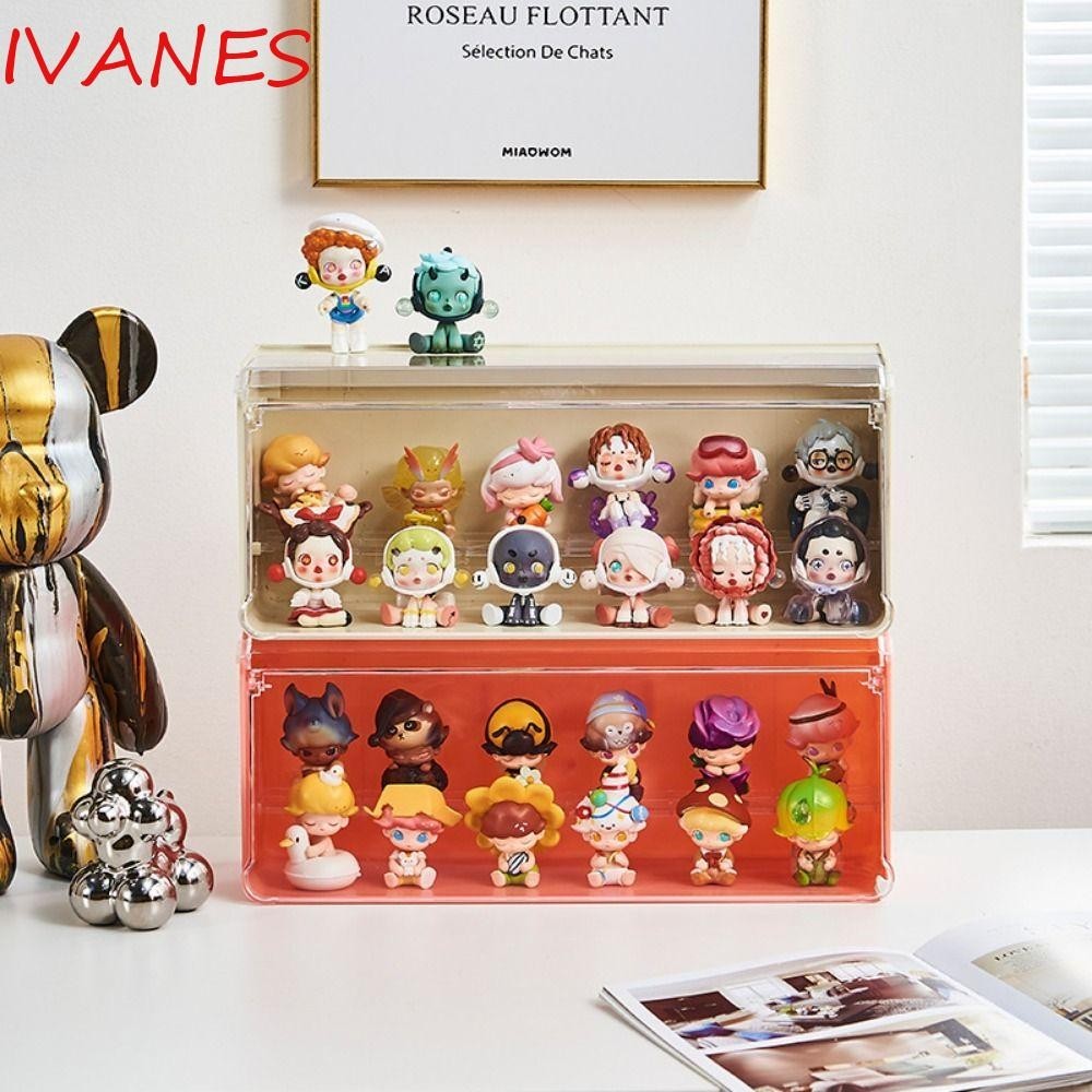 IVANES Figures Display Rack, Wall Mounted Transparent Acrylic Display ...