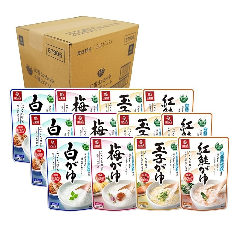 Okayu (Rice porridge) Haku-baku Ume-gayu 250g x 8 bags (Keep at room ...