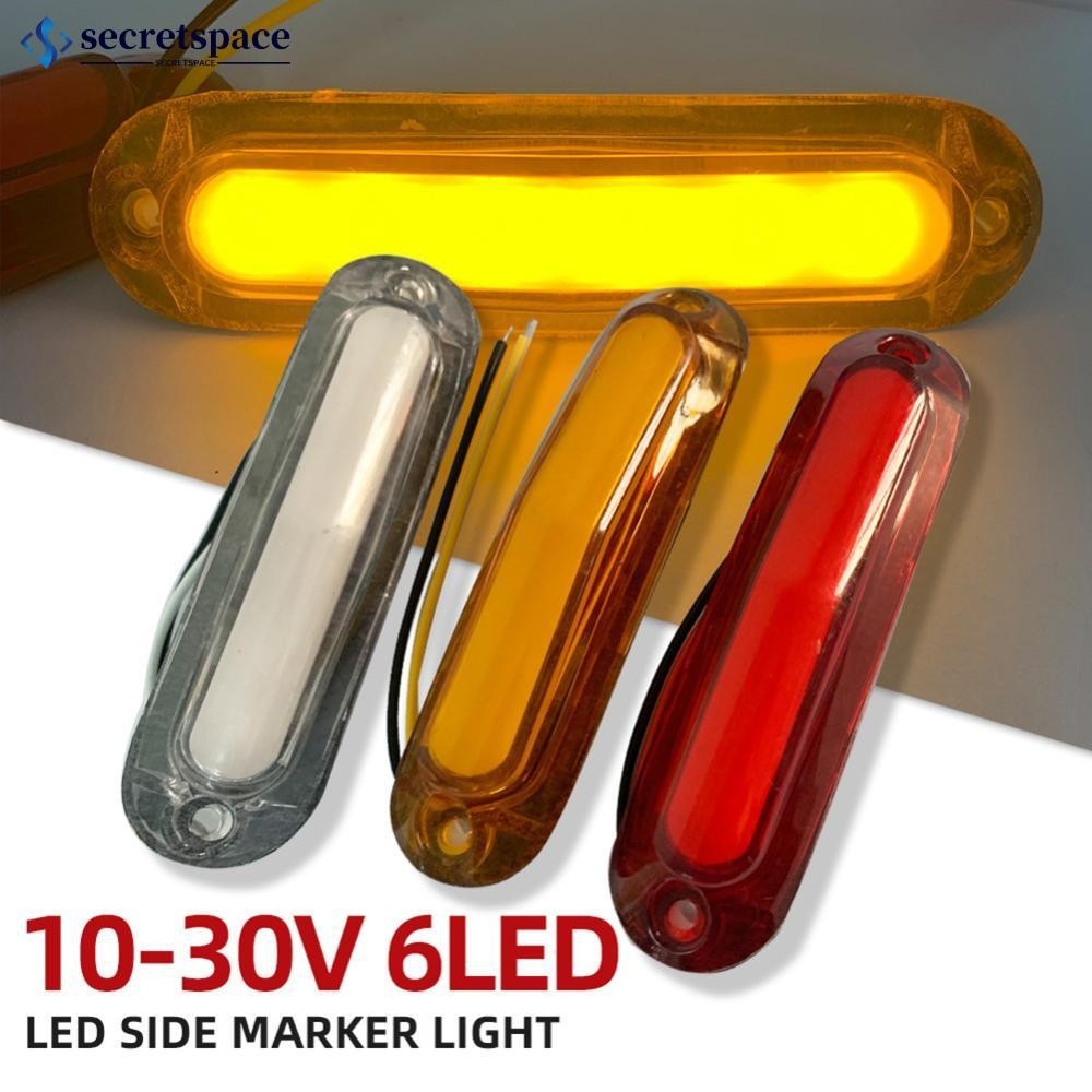 SECRETSPACE 1Pc LED Side Marker Lights For Car Trailer Truck Lamps
