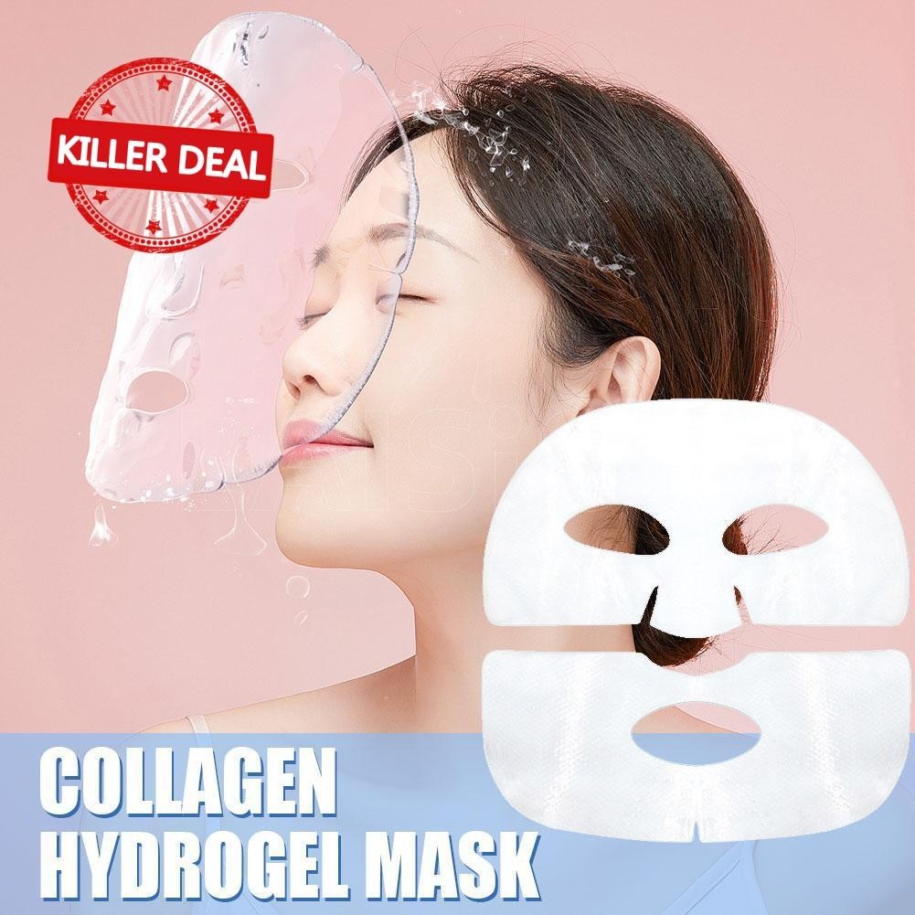 Collagen Hydrogel Mask Sheets For Forehead Cheeks Moisturizing ...