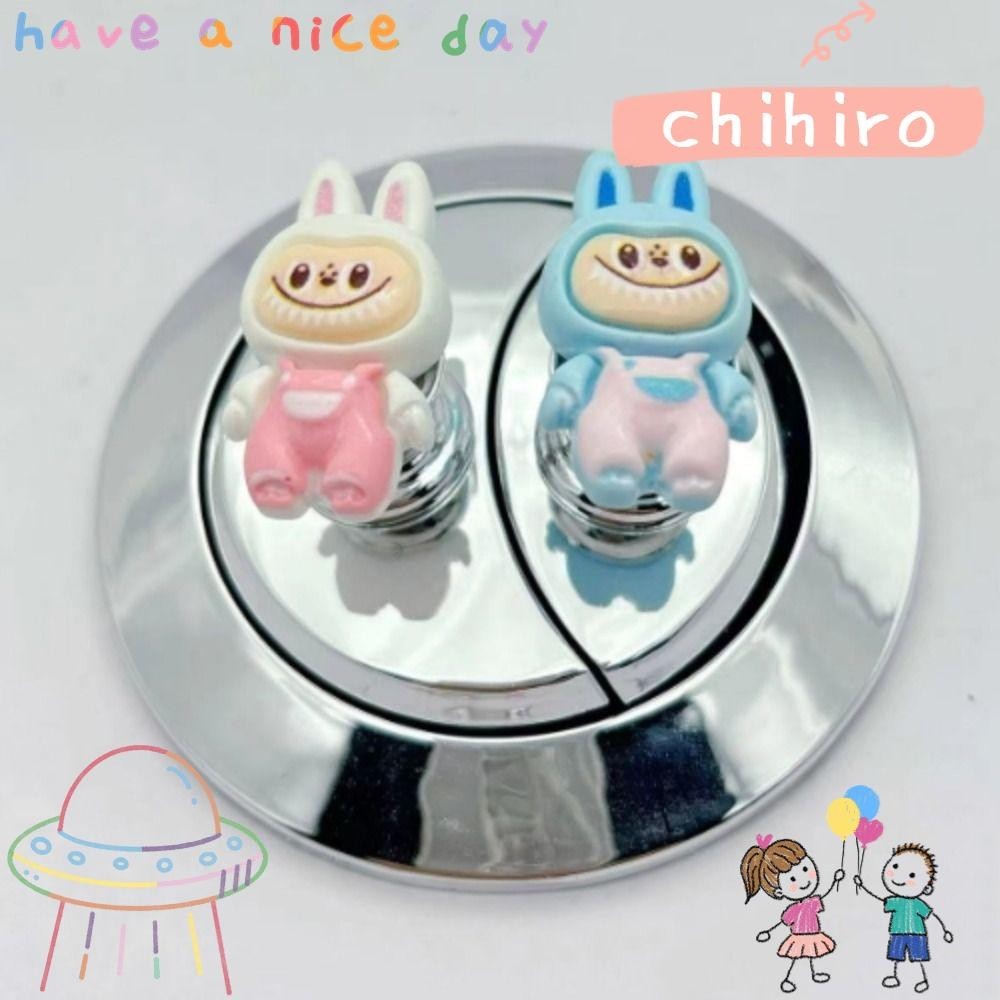CHIHIRO1 Toilet Flush Button, Labubu Drawer Handle Toilet Lid Lifter ...