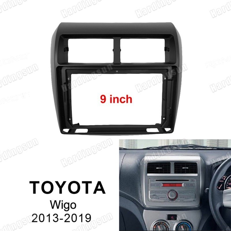 9inch 2 Din Car Radio Stereo Dashboard Modification Fascia Frame/Casing ...