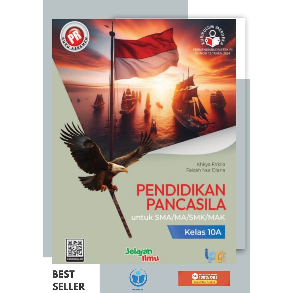 Pr Book/Lks PPKN Class 10/X SMA/Ma Semester 1 Curriculum Merdeka Intan ...