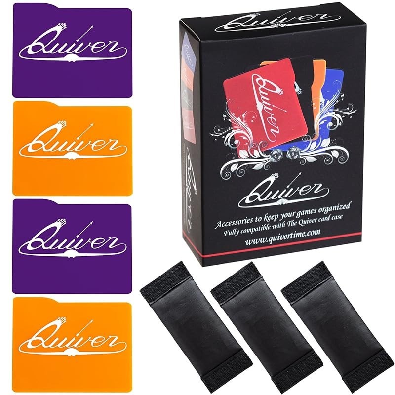 quiver card sleeves Amazon.com: Quiver Time White Trading Card Deck Block & Card Sleeves Bundle  Fits Magic: The Gathering Cards & Other TCG main image 0