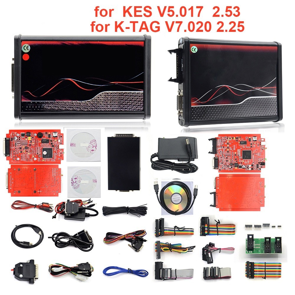 RQ`Best for KESS V5.017 EU Red V2.47/V2.53 ECM Titanium KTAG V7.020 4 ...