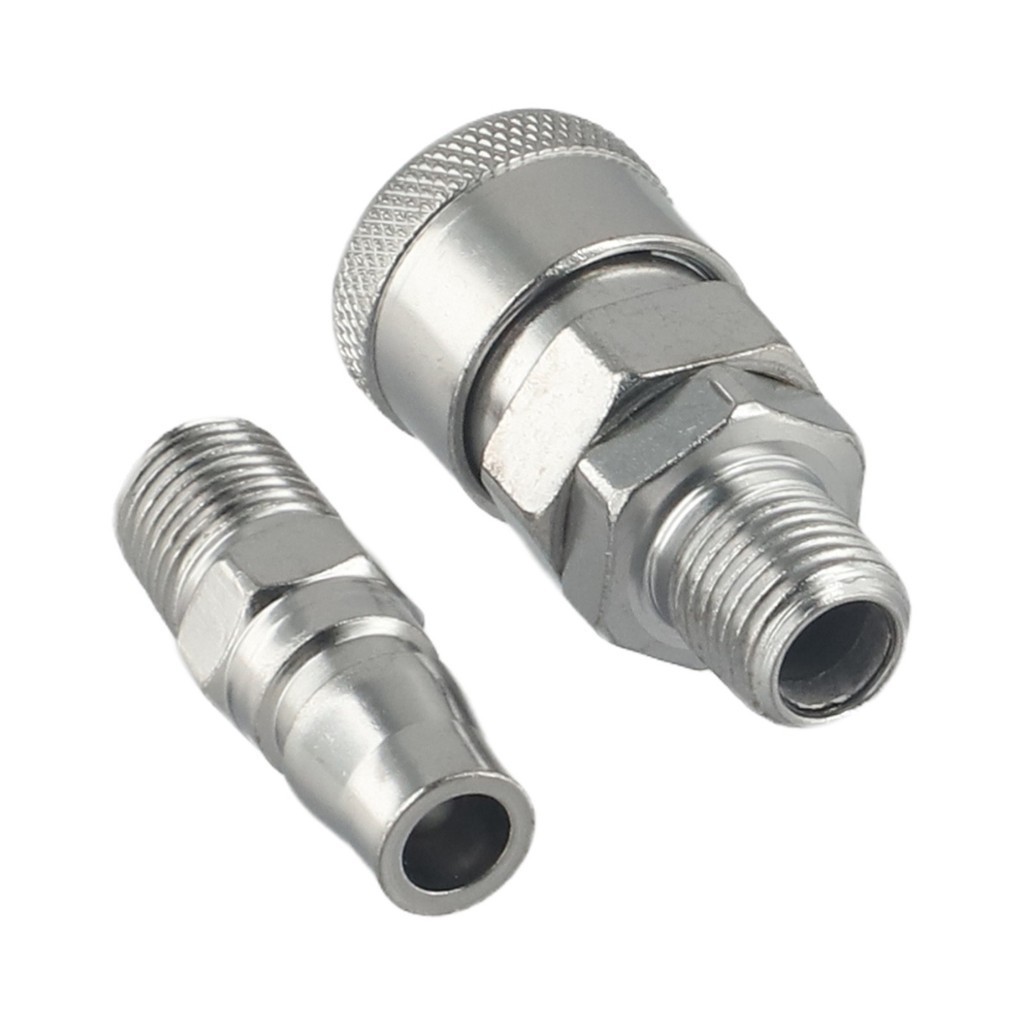 Secure Locking Air Line Hose Fittings Coupler Connector 8mm Compressor ...