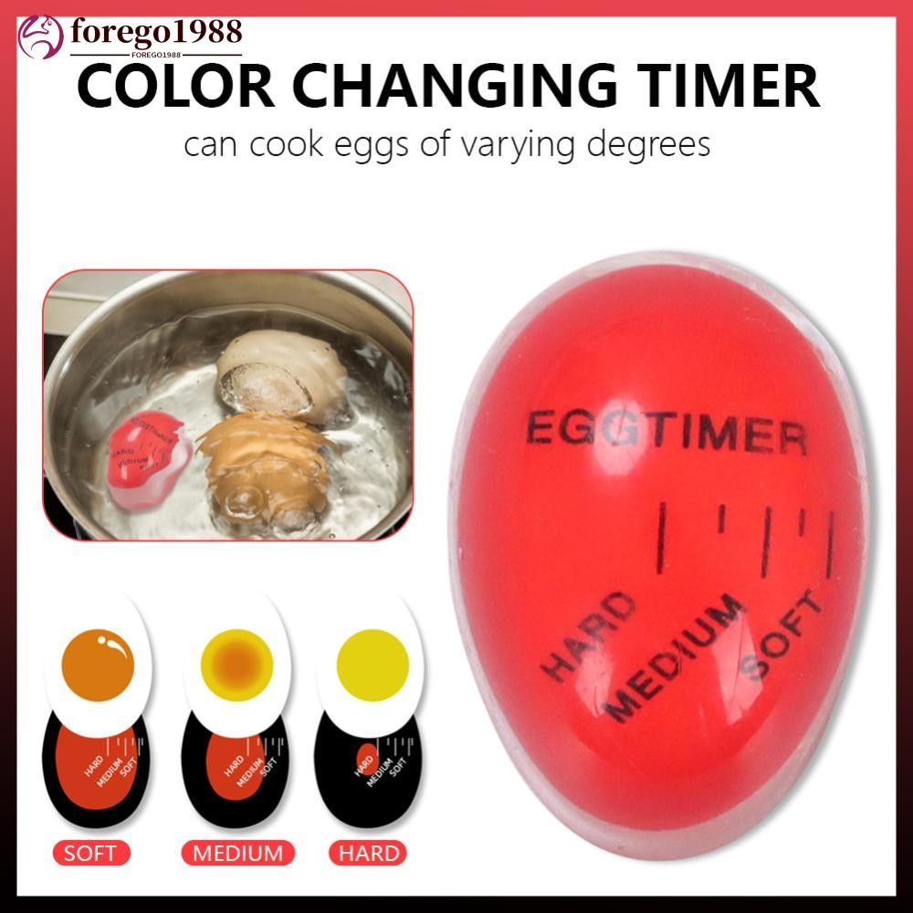 FOREGO1988 Egg Perfect Color Changing Timer Soft Hard Boiled Eggs ...