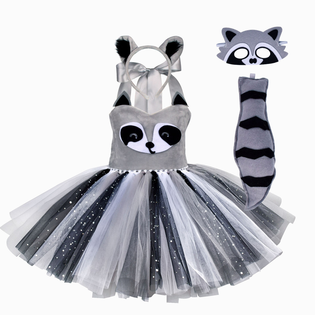 Animal Raccoon Dress Role Play Children's Day Stage Performance Story ...